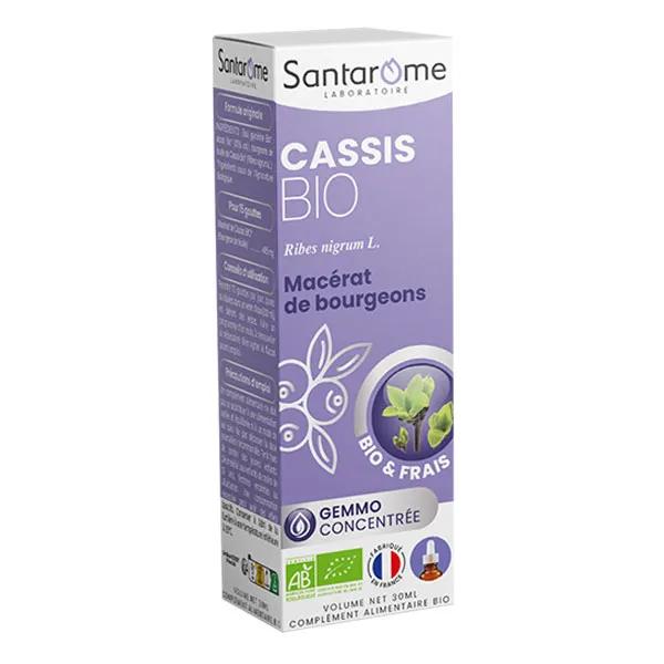 Santarome Bio - Bourgeon de Cassis Bio - Gémmothérapie - Flacon de 30ml