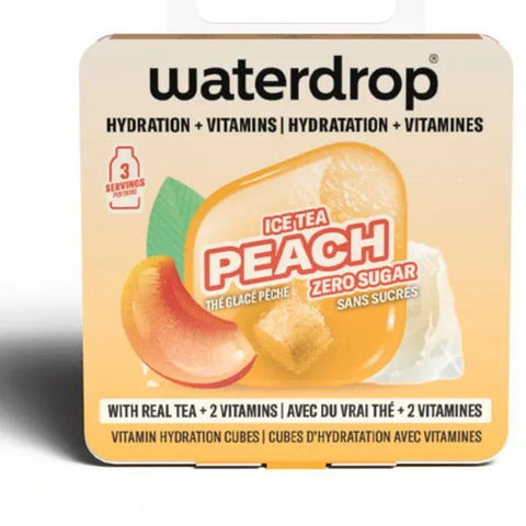 Waterdrop Thé Glacé Pêche pack de 3