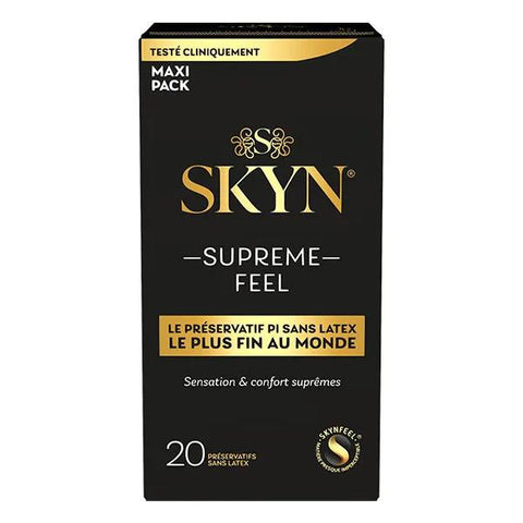 Skyn Suprême Feel 20 préservatifs ultra fins sans latex