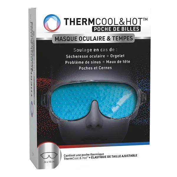 ThermCool&Hot Poche de Billes Masque Oculaire et Tempes