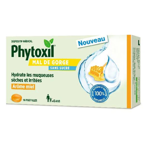 Phytoxil Halstabletten zuckerfrei – Honig – Medizinprodukt