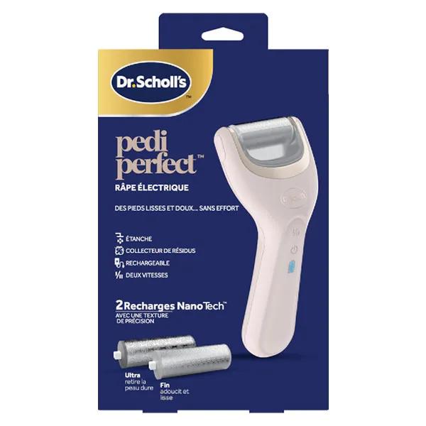 Dr. Scholl's Râpe électrique Pedi Perfect et 2 recharges NanoTech