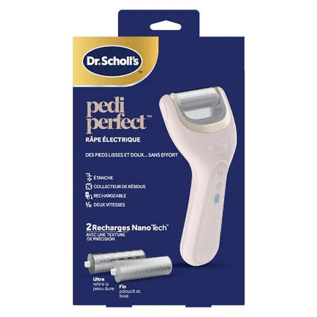 Dr. Scholl's Râpe électrique Pedi Perfect et 2 recharges NanoTech