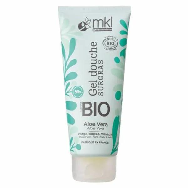 MKL Gel Douche BIO Aloe Vera, cheveux, visage et corps 200ml