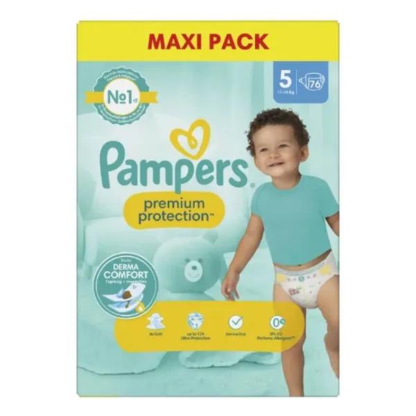 Pampers Premium Protection Taille 5 - 11kg-16kg 80 Couches