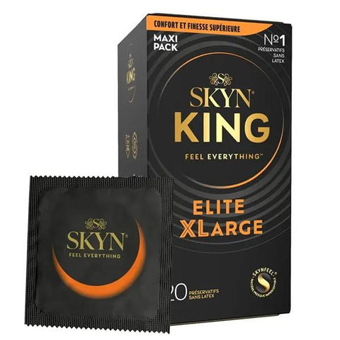 Skyn King Elite Xlarge 20 latexfreie Kondome in Übergröße