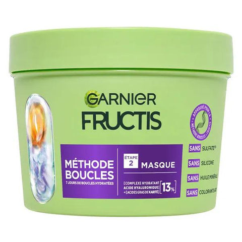 Garnier Fructis Methode Locken Feuchtigkeitsmaske (370 ml)