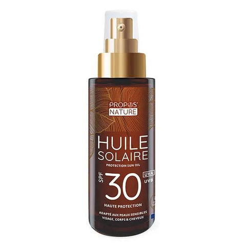 Propos'Nature Solaire Sonnenöl 84% natürlich Monoi-Duft LSF 30 (100 ml)