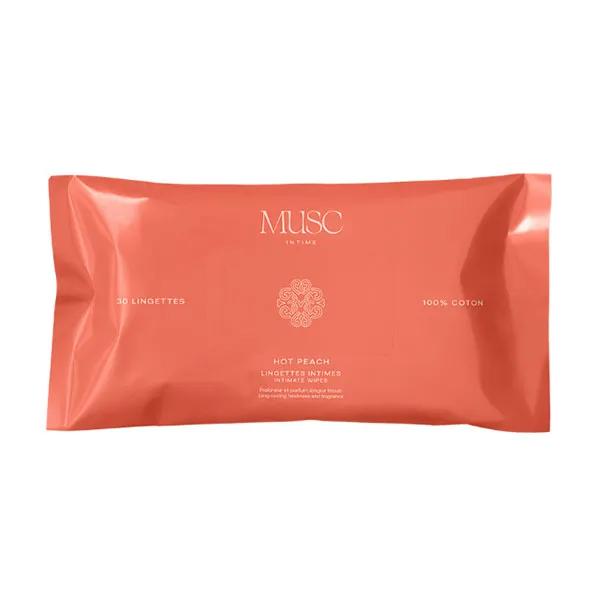 Musc Intime Hot Peach Lingettes intimes 30 lingettes