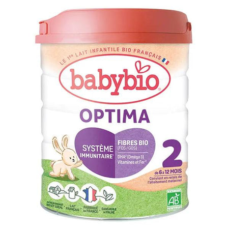 Babybio Lait infantile Optima 2ème Âge Bio 800g