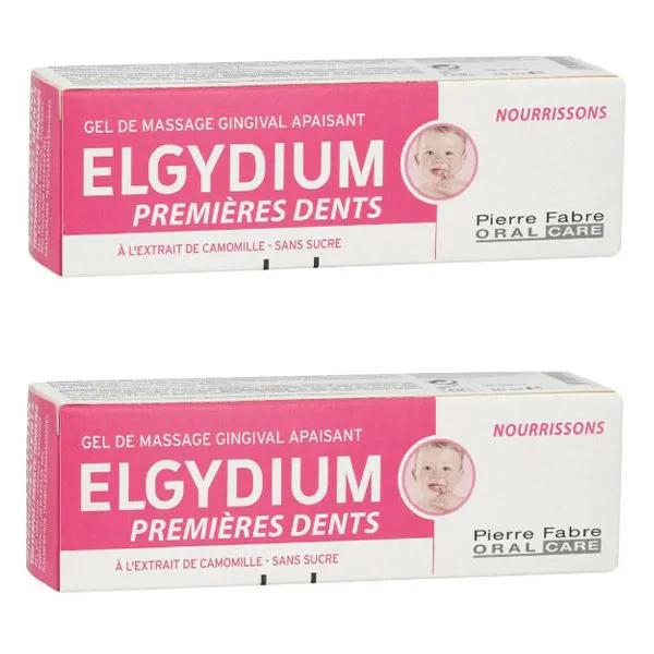 Elgydium Duo Gel premières dents - 2x15ml