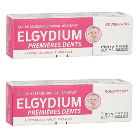 Elgydium Duo Gel premières dents - 2x15ml