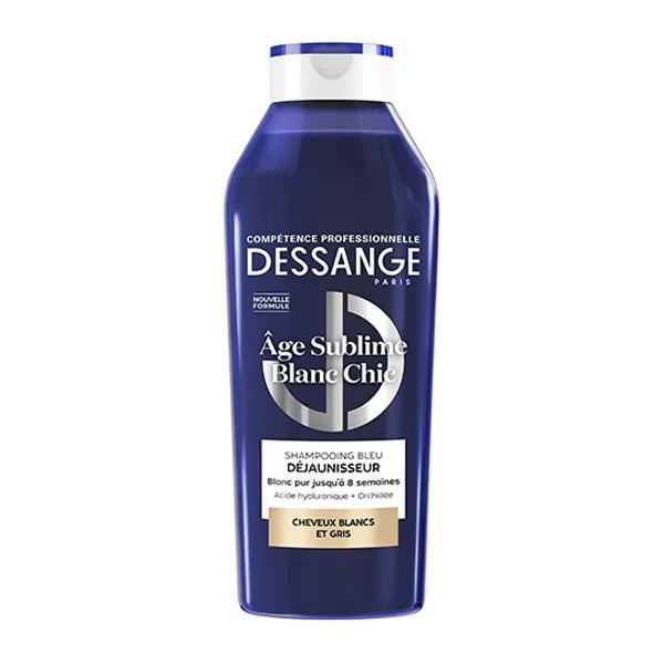 Dessange Shampoing Age Sublime Blanc Chic Bleu Déjaunisseur 280 ml