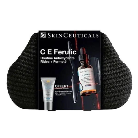SkinCeuticals Pflegeset Falten + Festigkeit Ferulic 30ml + Ultra Facial UV Defense 15ml gratis