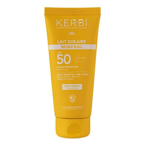 Kerbi Lait solaire SPF50 sans parfum 6mois 100g