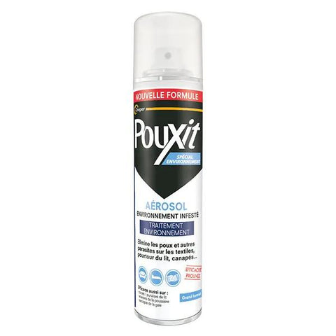 Pouxit Spray gegen Läuse und/oder Bettwanzen Speziell für die Umgebung 250ml