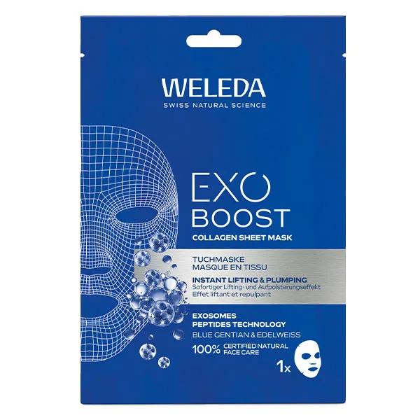 Weleda Exo Boost Collagen Masque en Tissu Gentiane Bleue + Edelweiss (20 ml)