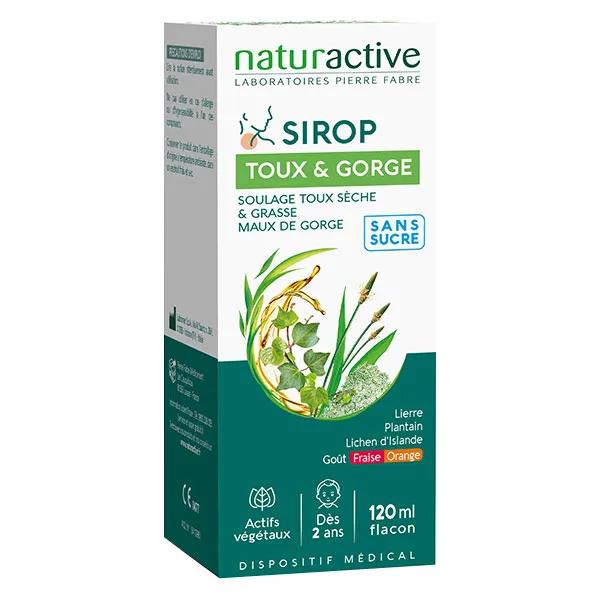 Naturactive ORL Gae Sirop Toux et Gorge - 120 ml