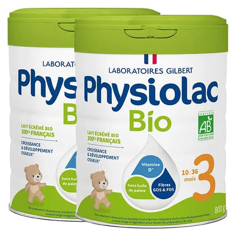 Physiolac Bio Folgemilch 3. Stufe 800g - 2er-Pack