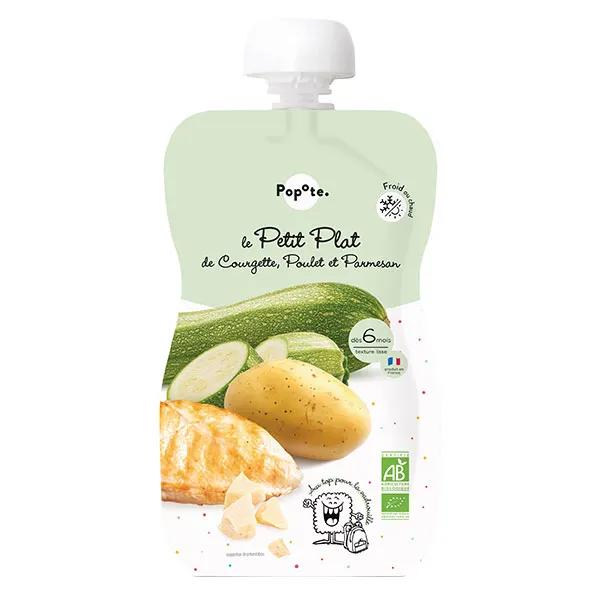 Popote Petit Plat Courgette Poulet Parmesan Bio 180g*