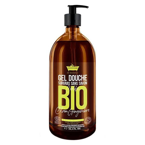 Les Petits Bains de Provence Milde Duschseife BIO Zitrone Ingwer 1L