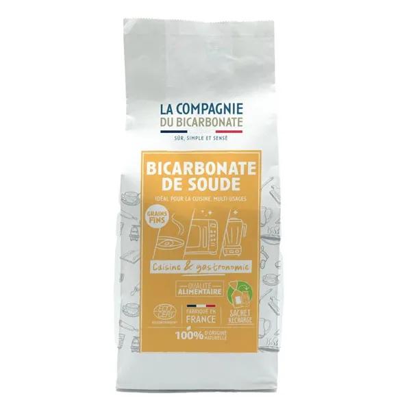 La Compagnie du Bicarbonate Bicarbonate Grains Fins Sachet kraft 1kg