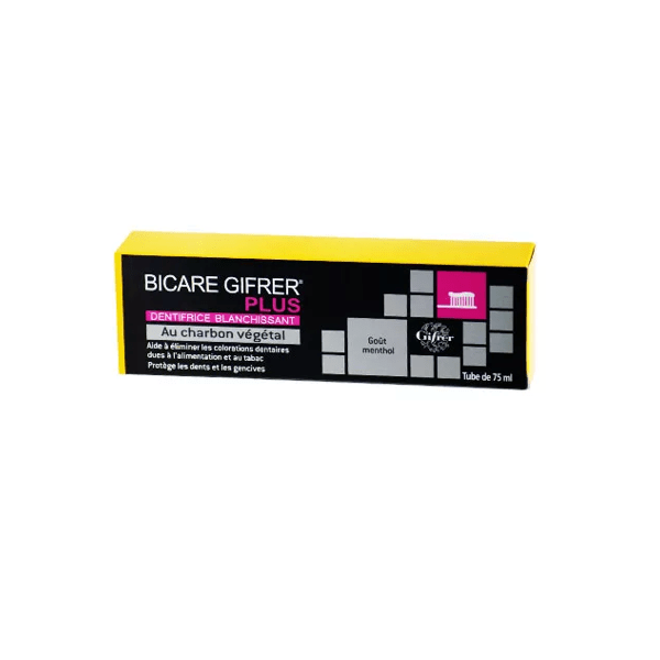 Gifrer Bicare Plus Dentifrice au Charbon 75ml
