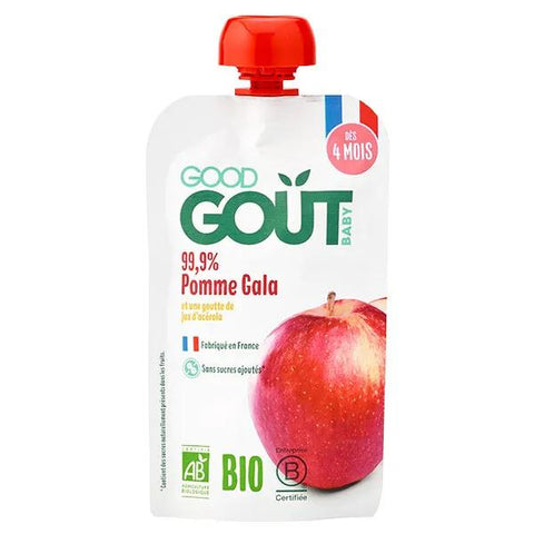 Good Goût Quetschbeutel Bio Apfel Gala Fruchtmus +4m Bio 120g