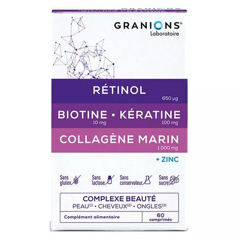 Granions Komplex Haut Haare Nägel Packung mit 60 Tabletten