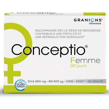 Granions Conceptio Femme fertilité grossesse 30 gélules + 30 capsules
