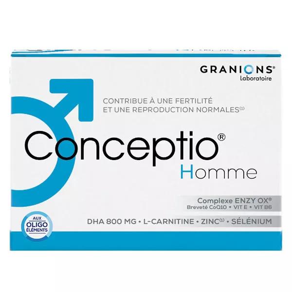 Granions Conceptio Homme fertilité 90 capsules et 30 sachets
