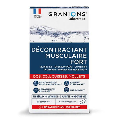 Granions Décontractant Musculaire Fort Lindert Muskelkontrakturen 20 Tabletten