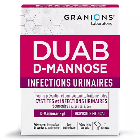 Granions Duab D-Mannose Harnwegsinfektionen Blasenentzündung 7 Beutel