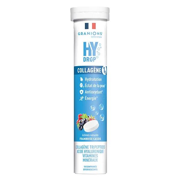 Granions Hydrop Collagene Electrolytes - Vitamines, Minéraux - Framboise Cassis