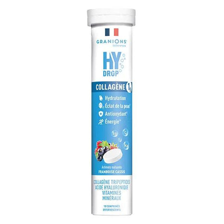 Granions Hydrop Collagene Electrolytes - Vitamines, Minéraux - Framboise Cassis