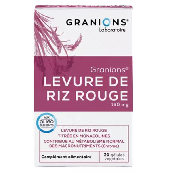 Granions Levure de Riz Rouge 100mg 30 gélules
