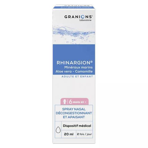 Granions Rhinargion Nasenspray abschwellend lindernd +6m 20ml