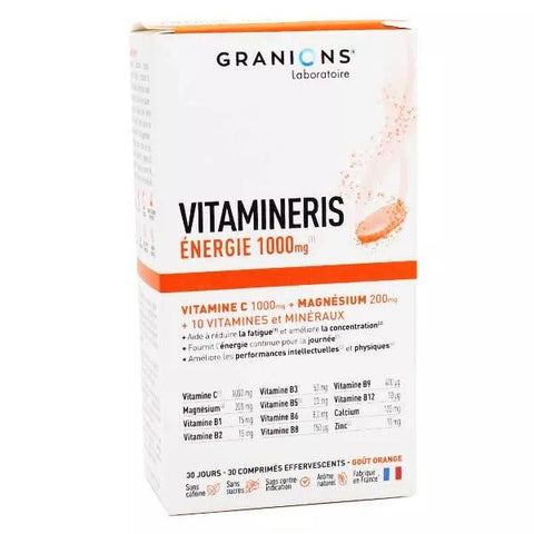Granions Vitamineris Energie 1000 mg 30 Brausetabletten