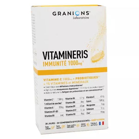Granions Vitamineris Immunité 1000 mg 30 Brausetabletten