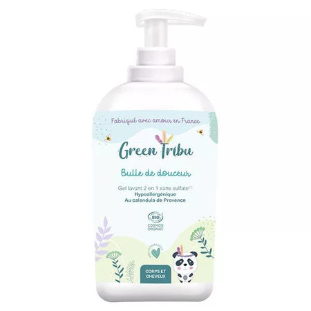 Green Tribu Bulle de Douceur Gel Lavant 2 en 1 Bio 500ml