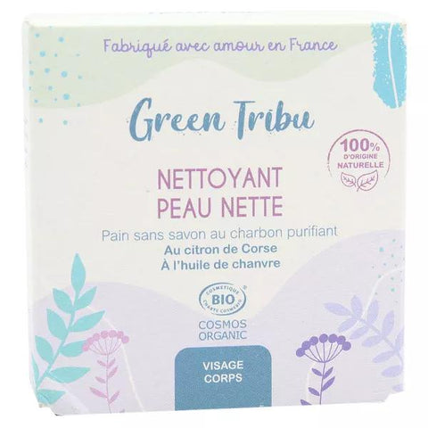 Green Tribu Überfettete Reinigungsseife Saubere Haut Bio 110g