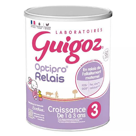 Guigoz Evolia A2 Lait Croissance 3ème âge 800g