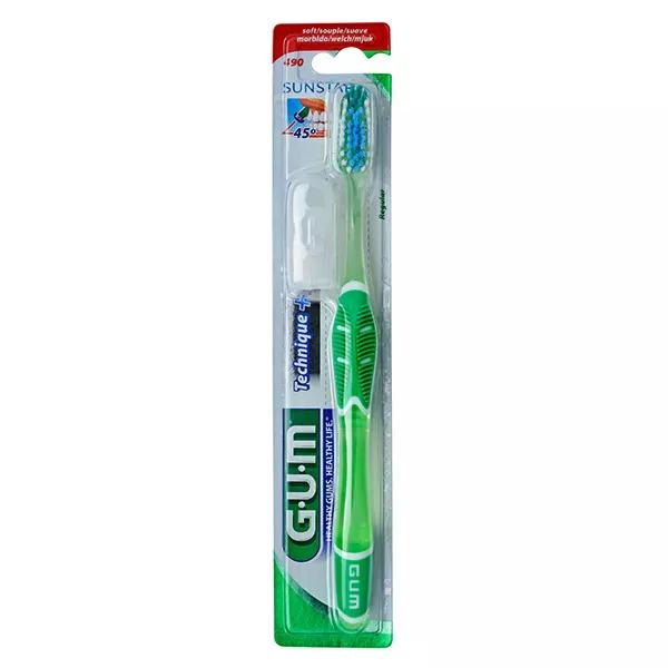 Gum Brosse à Dents N°490 Technique+ Regular Souple