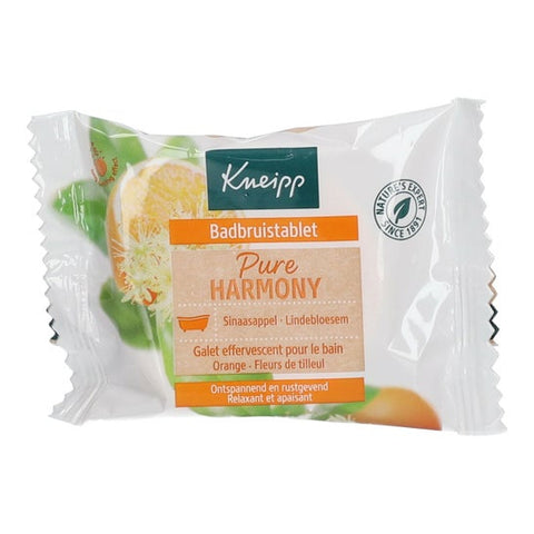 Kneipp Bulle d'Harmonie galet effervescent pour le bain Oranger et fleurs de tilleul (80 g)