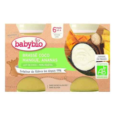 BabyBio Kokosnuss-Mango-Ananas-Bratling (2 x 130 g)