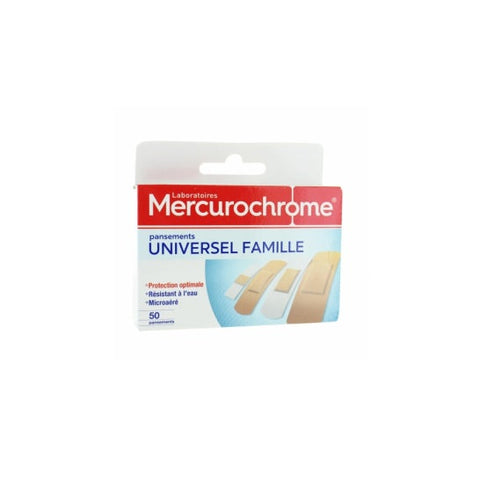 Mercurochrome Universal Family Pflaster 50 Pflaster