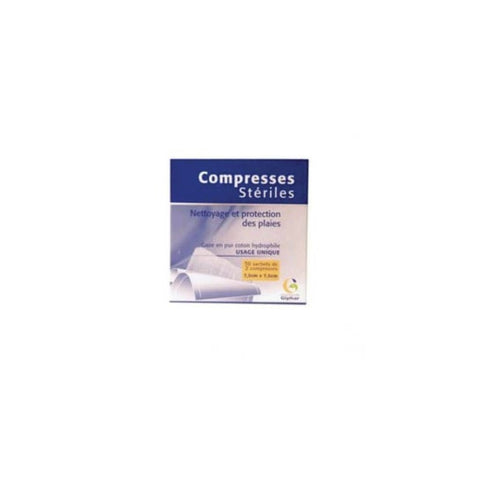 Giphar Sterile Kompressen 10x10 cm (50 Stück)