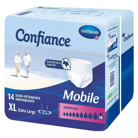 Hartmann Confiance Mobile Absorption 10 Tropfen Größe XL 14 Unterhosen