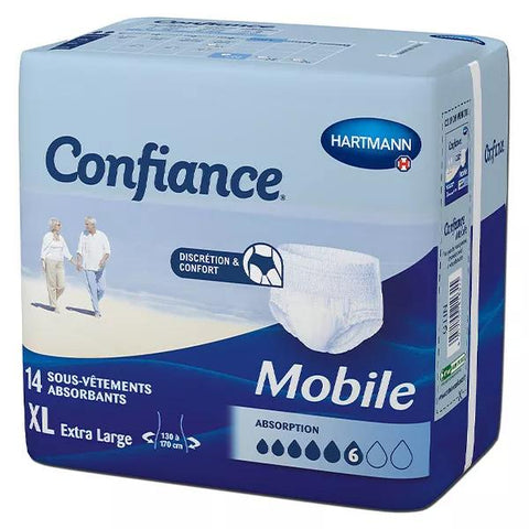 Hartmann Confiance Mobile Absorption 6 Tropfen Größe XL 14 Slips