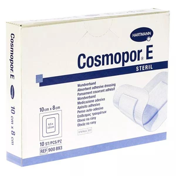 Hartmann Cosmopor E Pansement Stérile Adhésif 10cm x 8cm 10 unités